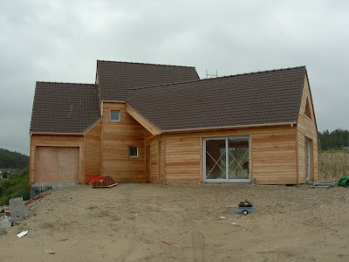 Maison contemporaine réalisée par DessineNousUneMaison.com en Haute-Normandie